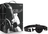 Breathable Silicone Gag Black - - Bondage Gags and Bits